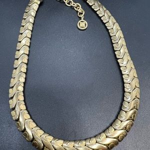 Givenchy Chain Gold Tone Necklace